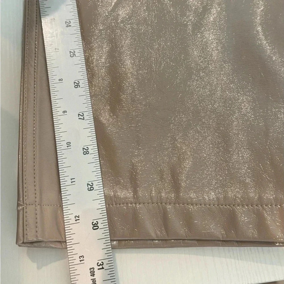 Abercrombie Fitch Jeans size 33 Ultra high rise‎ Vegan Leather The 90’s straight - Picture 12 of 12